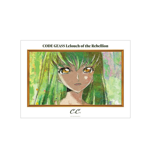 『コードギアス 反逆のルルーシュ』 C.C. grunge CANVAS A3マット加工ポスター